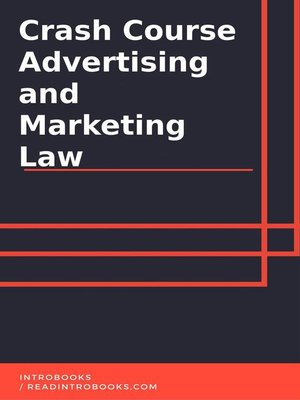cover image of Crash Course Advertising and Marketing Law